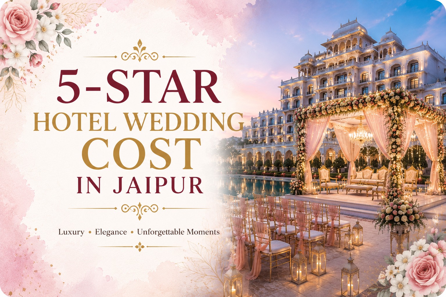 5-Star Hotel Wedding Cost in Jaipur